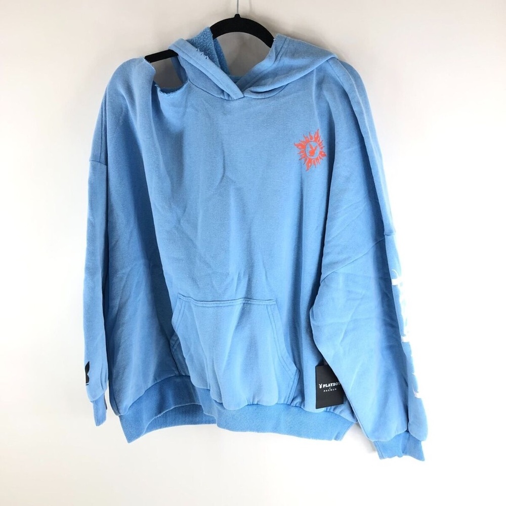 Playboy Cold Shoulder Hoodie